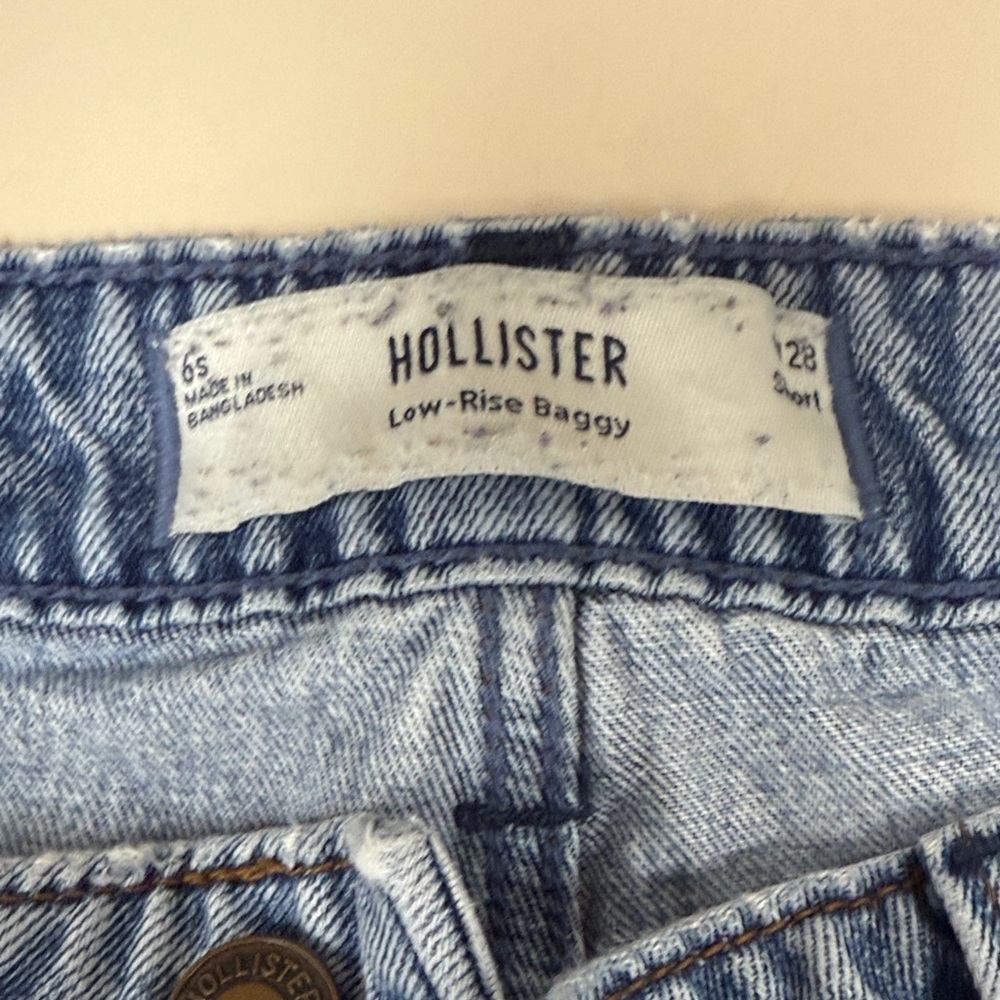 Hollister Blue Denim Low-Rise Jeans